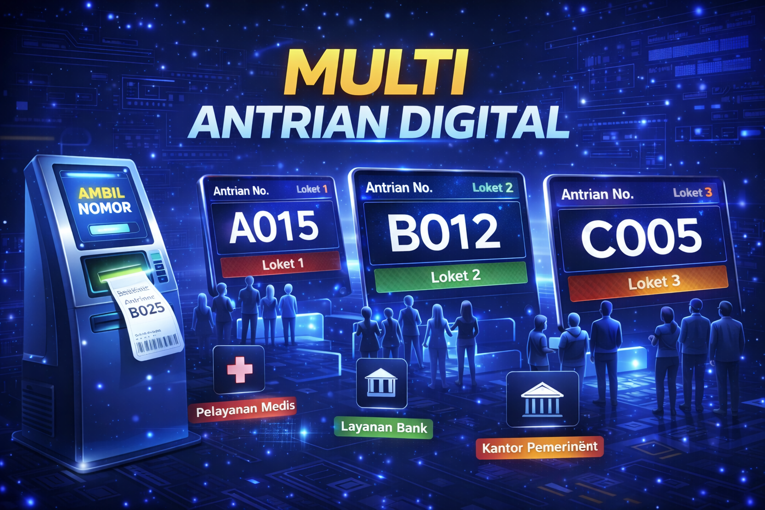 Multi Antrian Digital